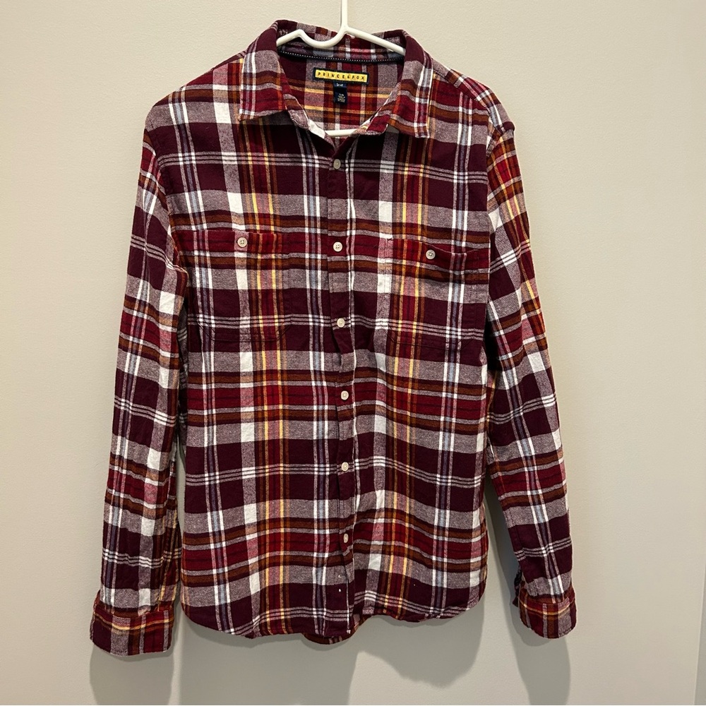 Prince & Fox Multicolor Plaid Shirt Large